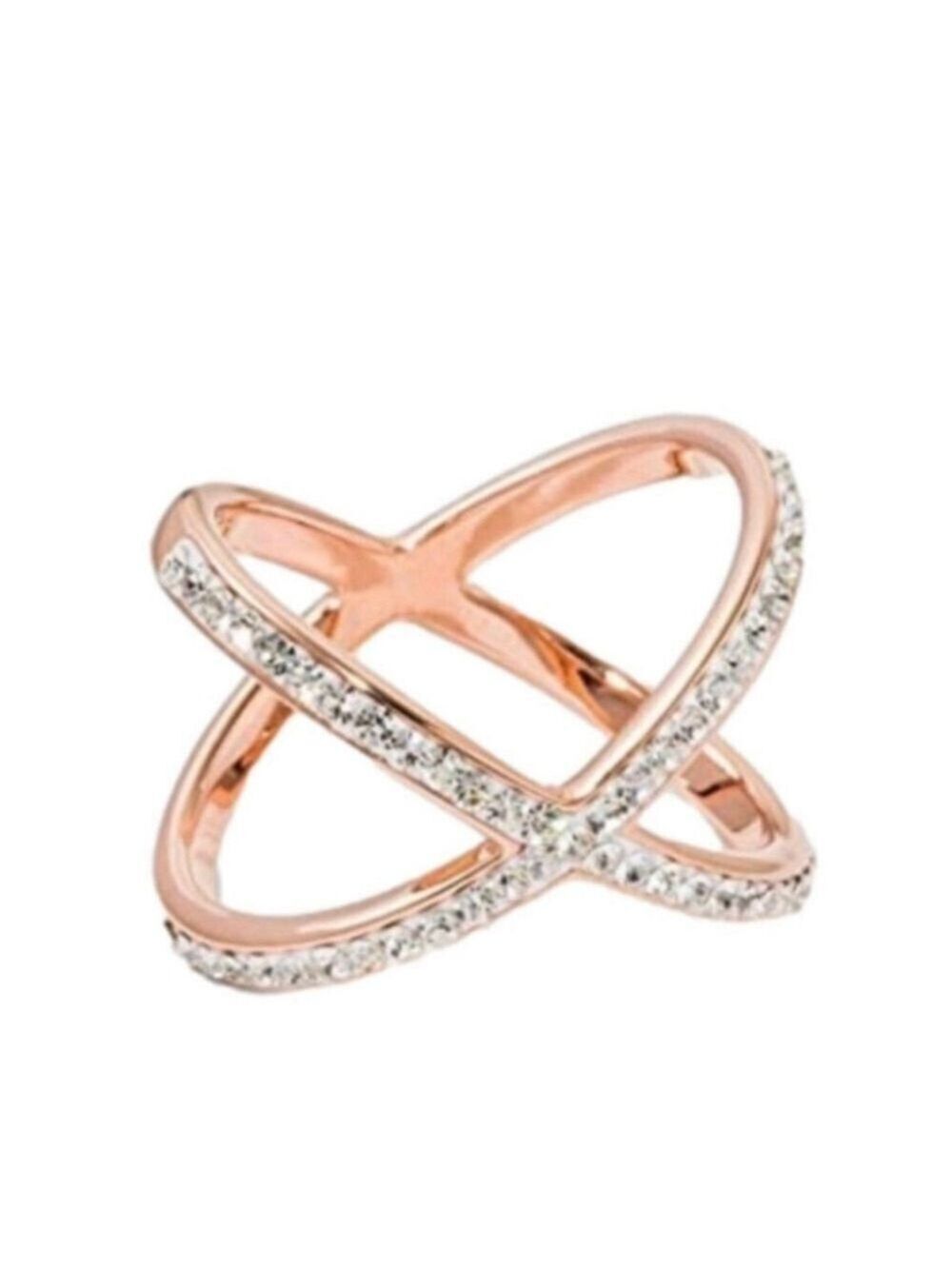 A New Day Womens Ring Size 8 Rose Gold Plated Band